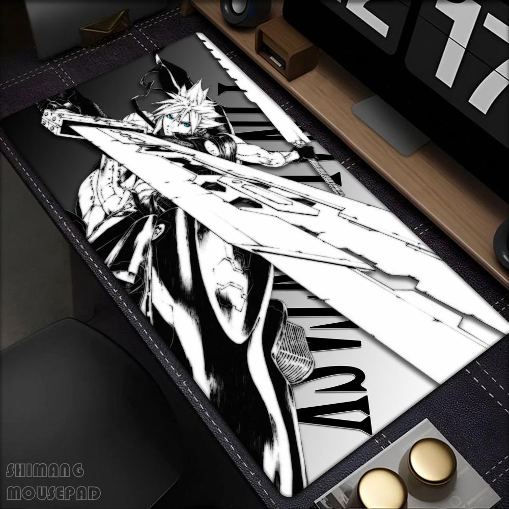 Desk Setup Ideas - Cloud Strife Mouse Pad Gamer para