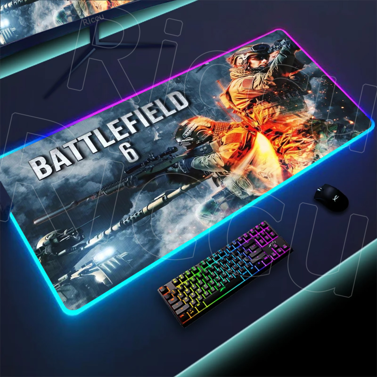 Desk Setup Rgb - Novo gamer rgb tapete de mesa