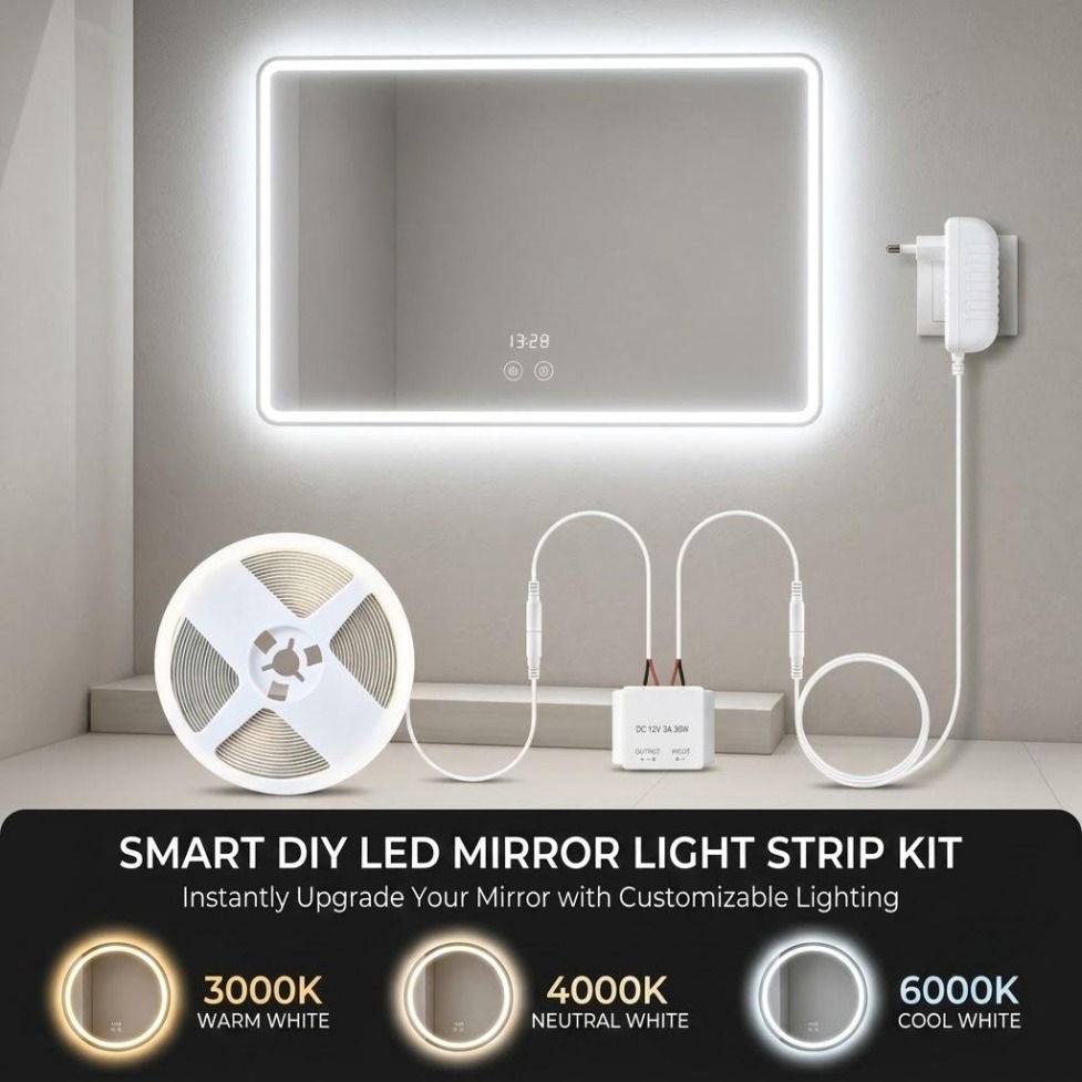 Desk Setup Background - Kit de Fita LED COB 320