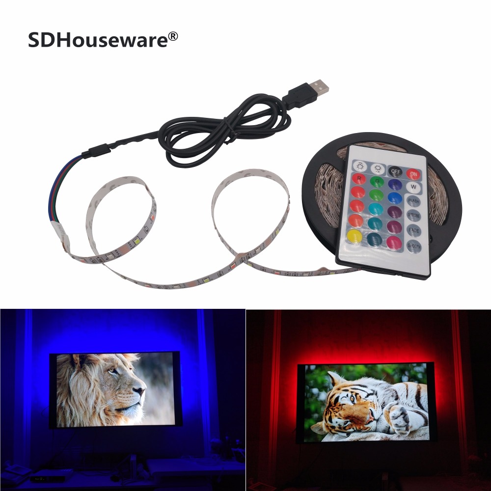 Desk Setup Background - Fita de LED USB 2835SMD DC5V