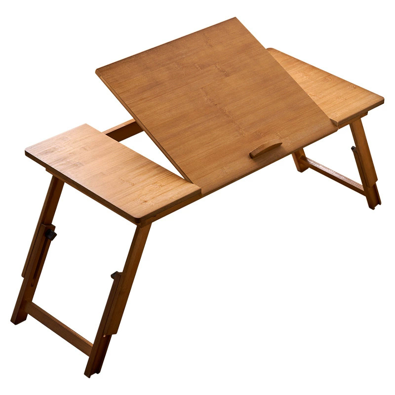 Desk Setup Ideas - Mesa Dobrável para Laptop em Bambu