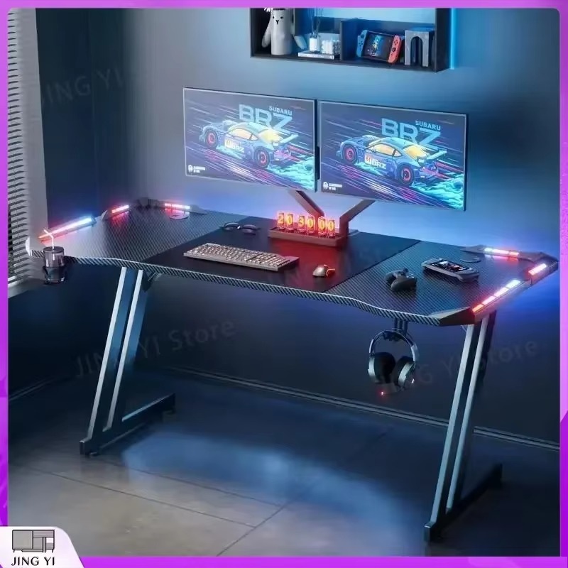 Desk Setup Headphones - Mesa de Jogos com Luzes LED