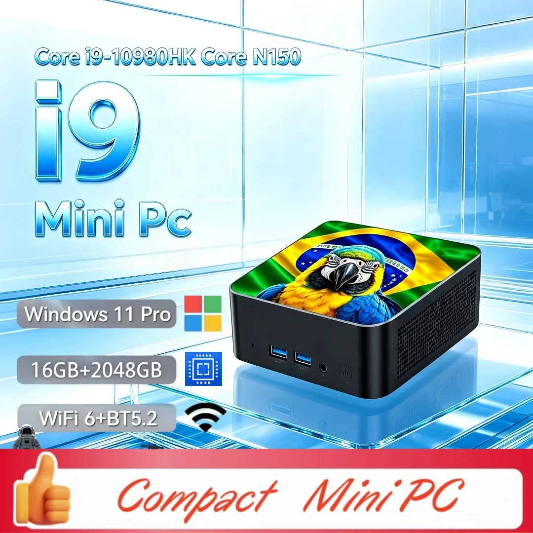 Desk Setup Gaming Pc - Mini PC Durável com Design Arrojado