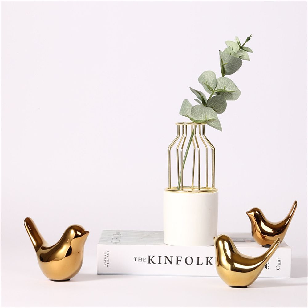Criativo Nórdico Dourado Cerâm - Desk Setup Background avaliação e preço