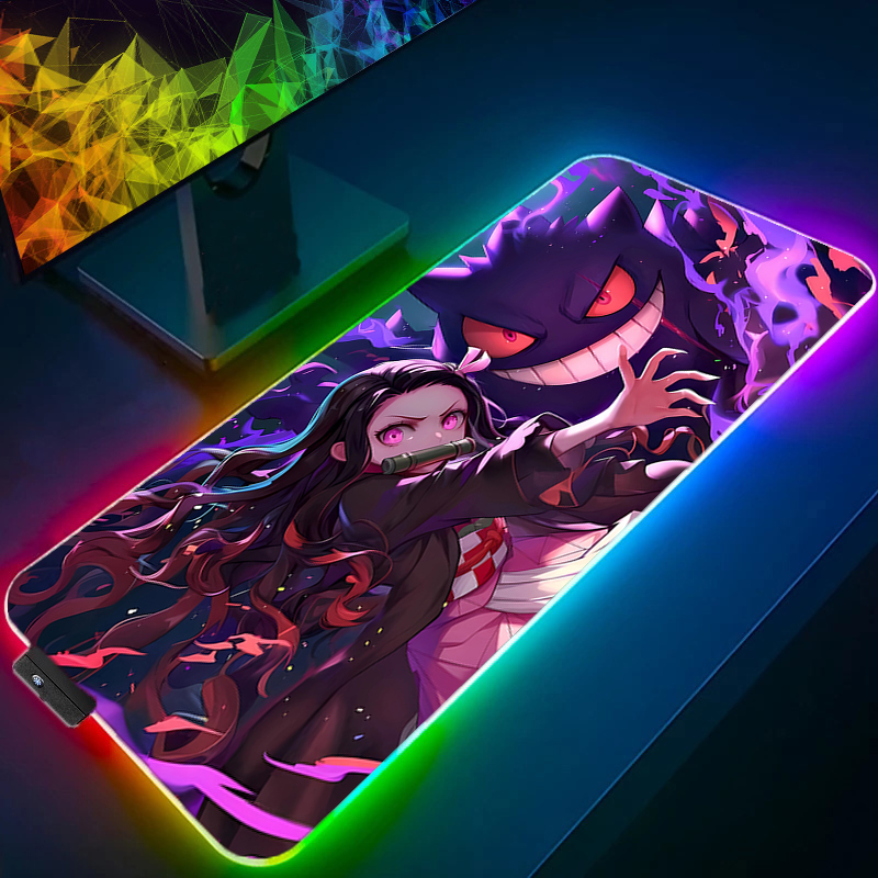 Rgb grande mouse pad tapetes d - Desk Setup Rgb avaliação e preço