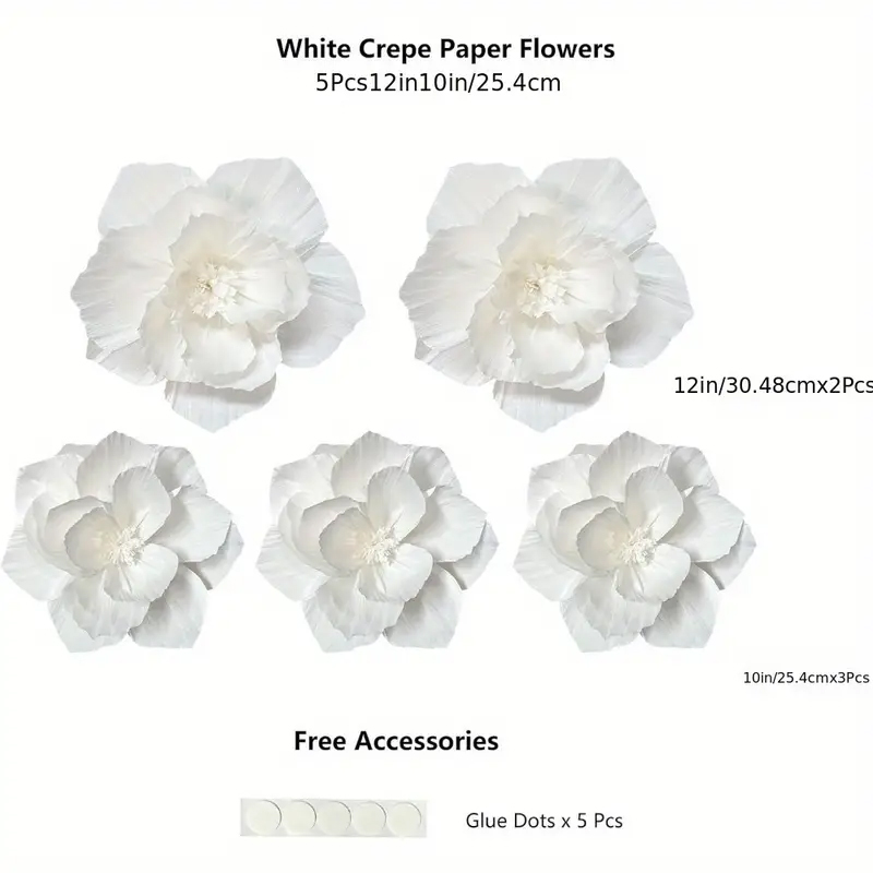 5 pacotes de flores de papel b - Desk Setup Background avaliação e preço