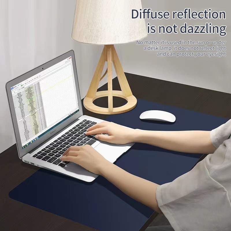 Tamanho grande Office Desk Pro - Desk Setup Blue avaliação e preço