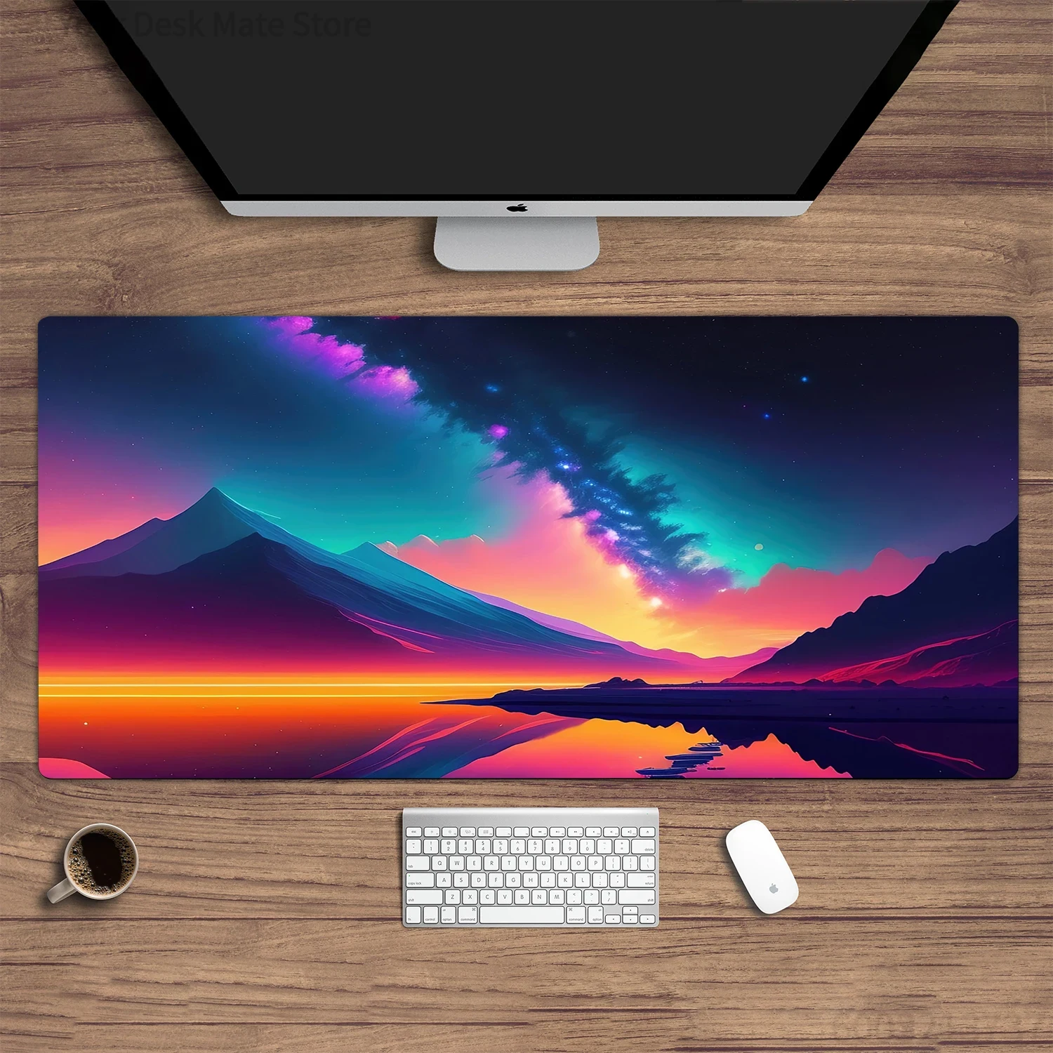 Novidades. Aurora azul à noite - Desk Setup Blue avaliação e preço