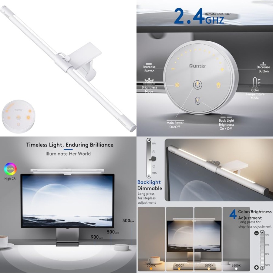 Barra de Luz para Monitor com  - Desk Setup For Office avaliação e preço