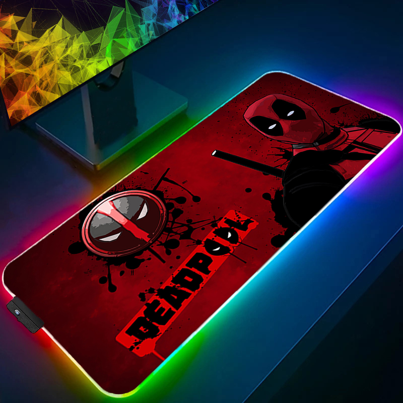 Led mouse pad jogos backlight  - Desk Setup Rgb avaliação e preço