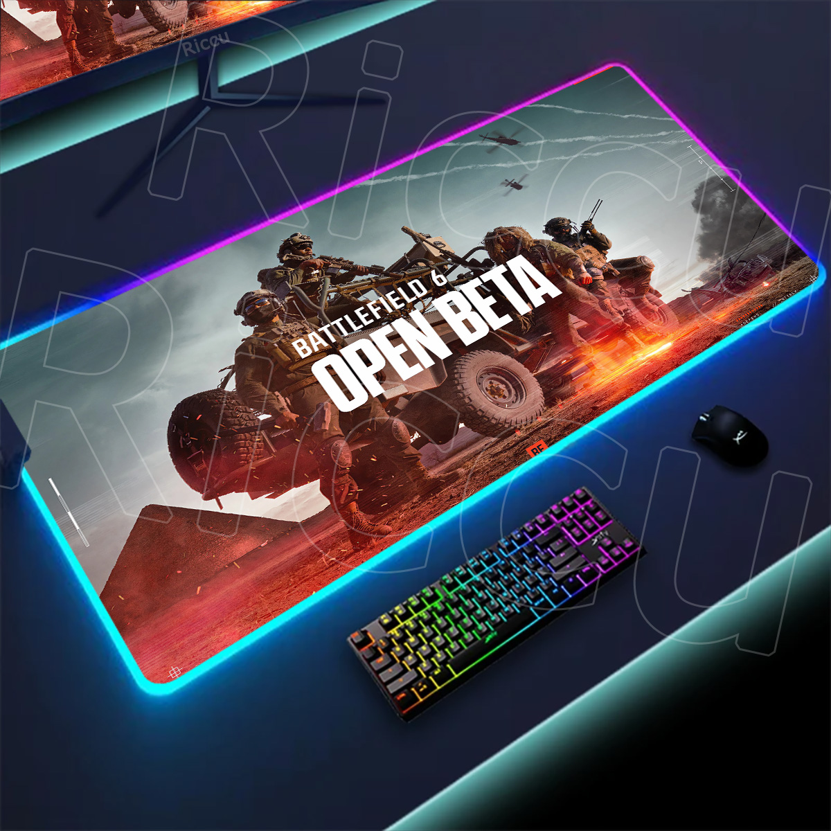 Novo gamer rgb tapete de mesa  - Desk Setup Rgb avaliação e preço