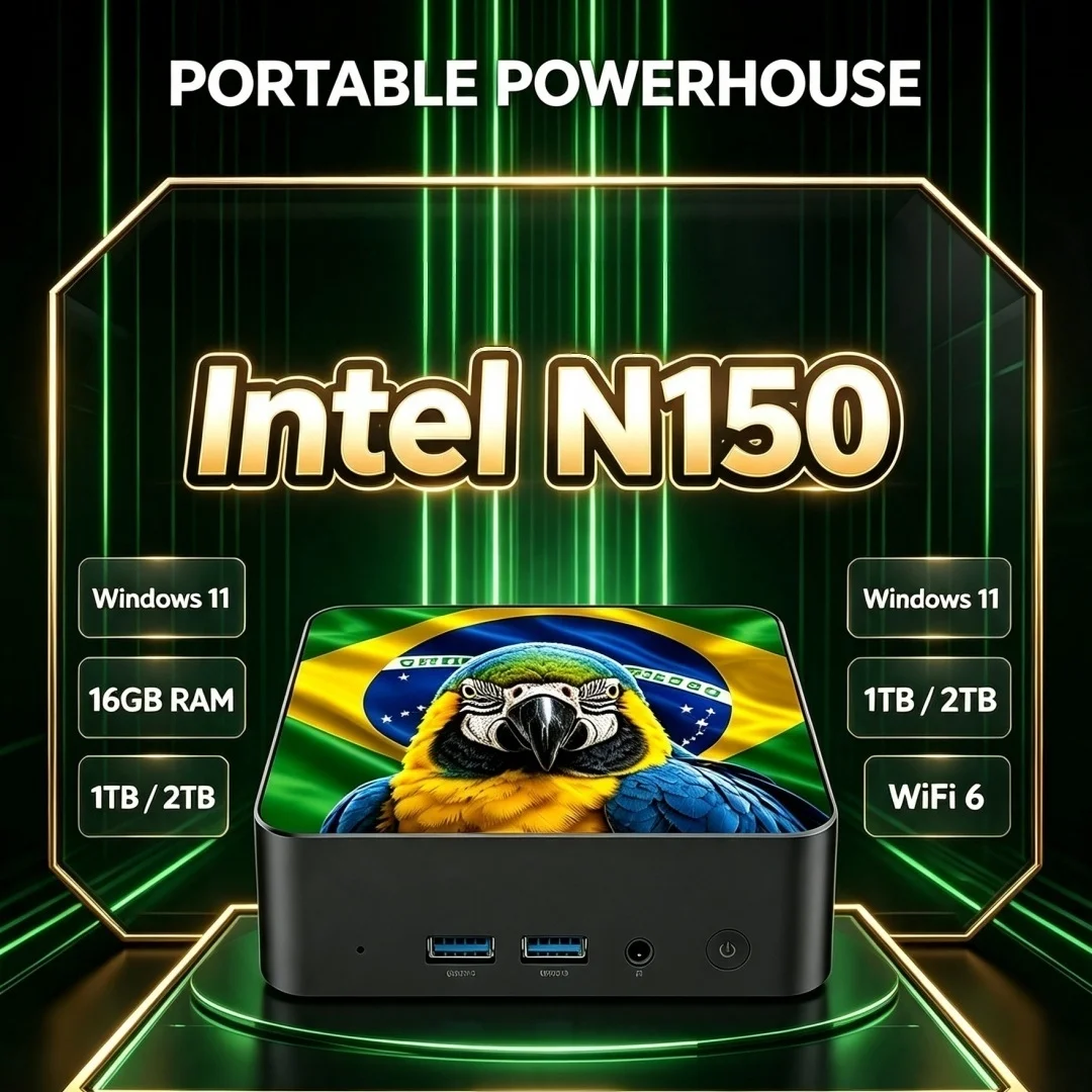 Mini PC Portátil de Alto Desem - Desk Setup Gaming Pc avaliação e preço