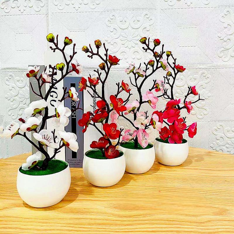 Simulação de ameixa vaso de fl - Desk Setup Background avaliação e preço