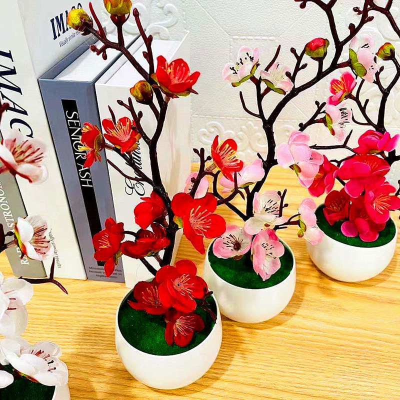 Simulação de ameixa vaso de fl - Desk Setup Background avaliação e preço