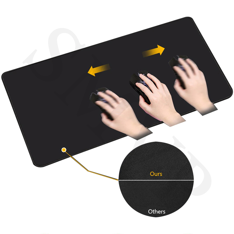 Mouse pad design preto tapete  - Desk Setup Blue avaliação e preço