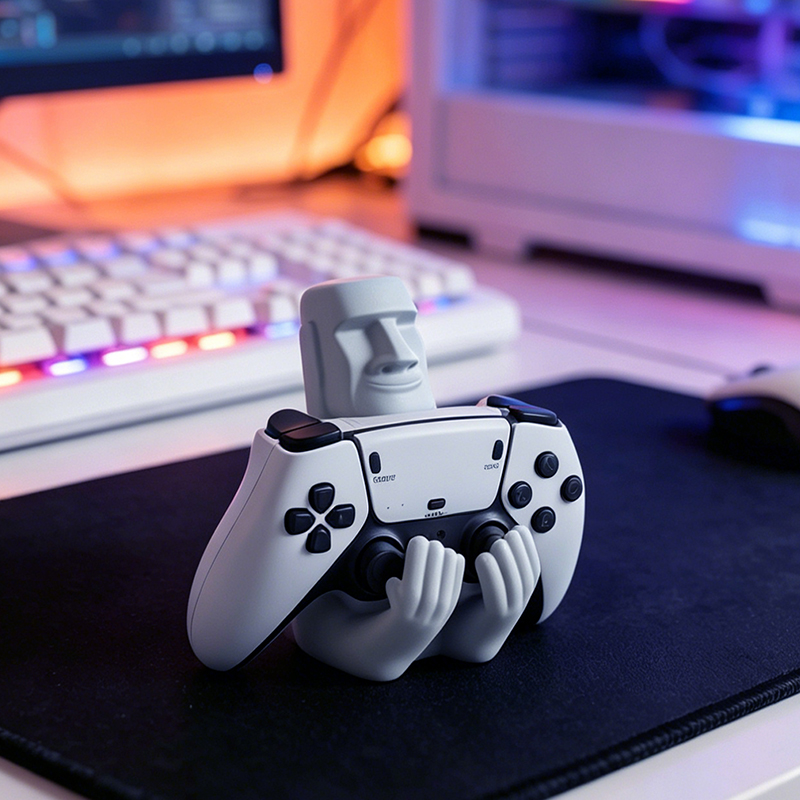 Escultura de Resina Moai da Il - Desk Setup Xbox avaliação e preço