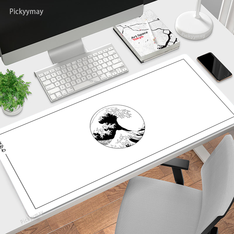 Grande mousepad japão grande o - Desk Setup Blue avaliação e preço