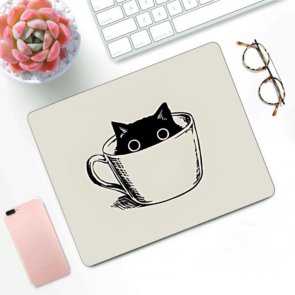 Cafés bonitos Gatos Gaming Mou - Desk Setup Blue avaliação e preço