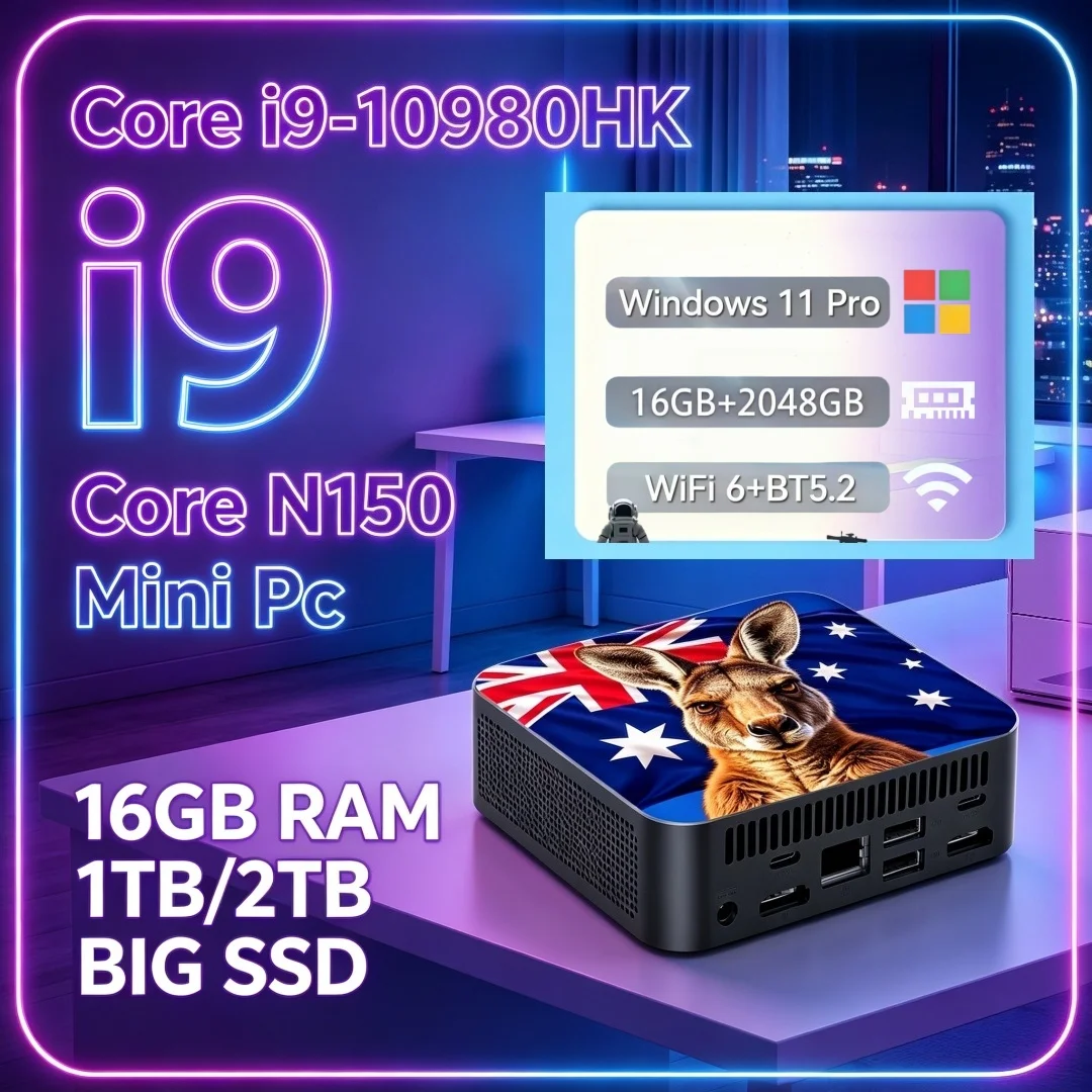 Mini PC Core N150 I9-10980HK p - Desk Setup For Studying avaliação e preço