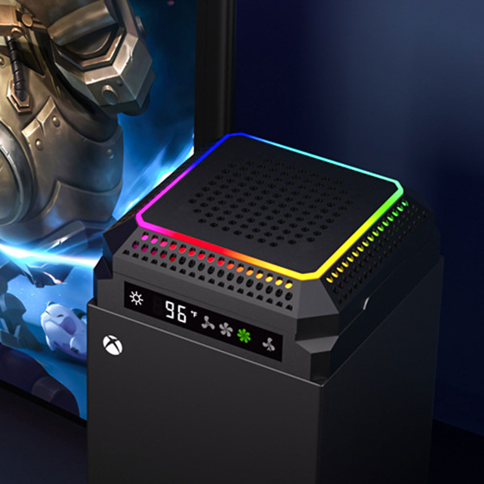 Ventilador de Resfriamento RGB - Desk Setup Xbox avaliação e preço