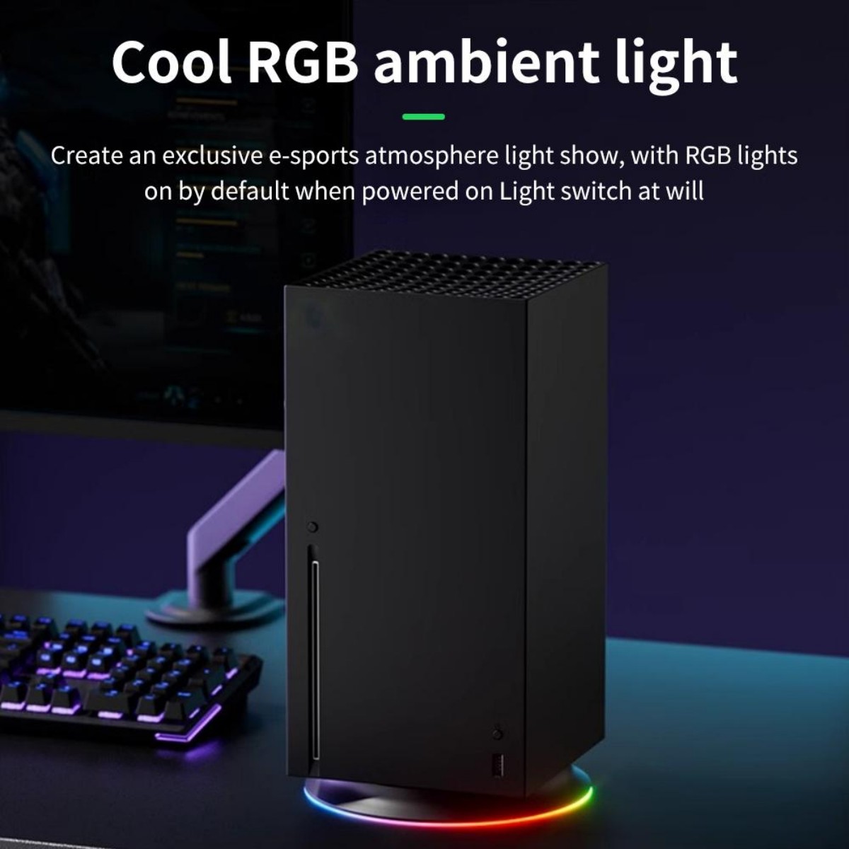 Para XBOX Série X Host Base de - Desk Setup Xbox avaliação e preço
