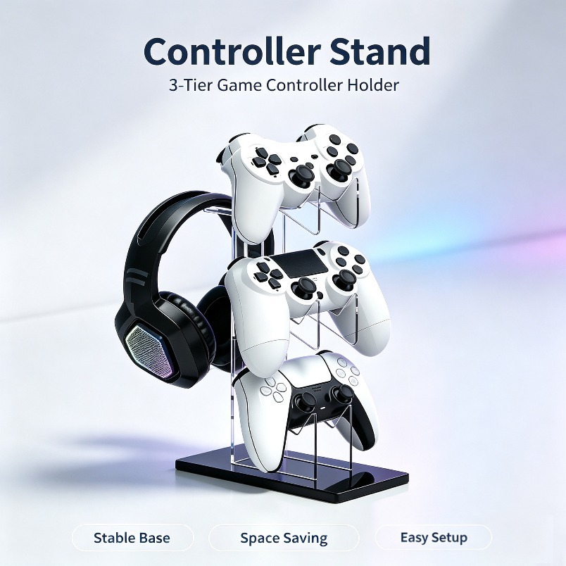 Suporte para Jogos com 3 Nívei - Desk Setup Headphones avaliação e preço