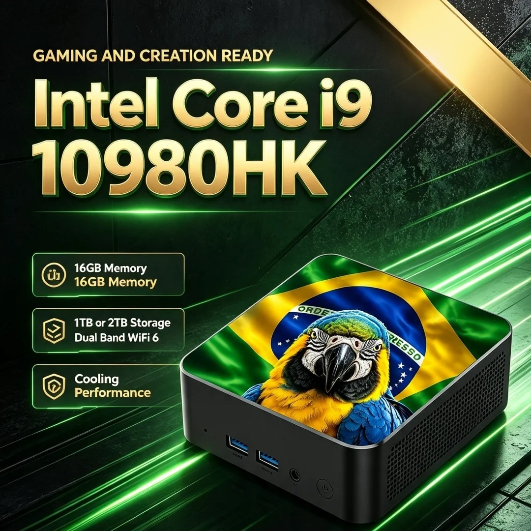 Mini PC Durável com Design Arr - Desk Setup Gaming Pc avaliação e preço