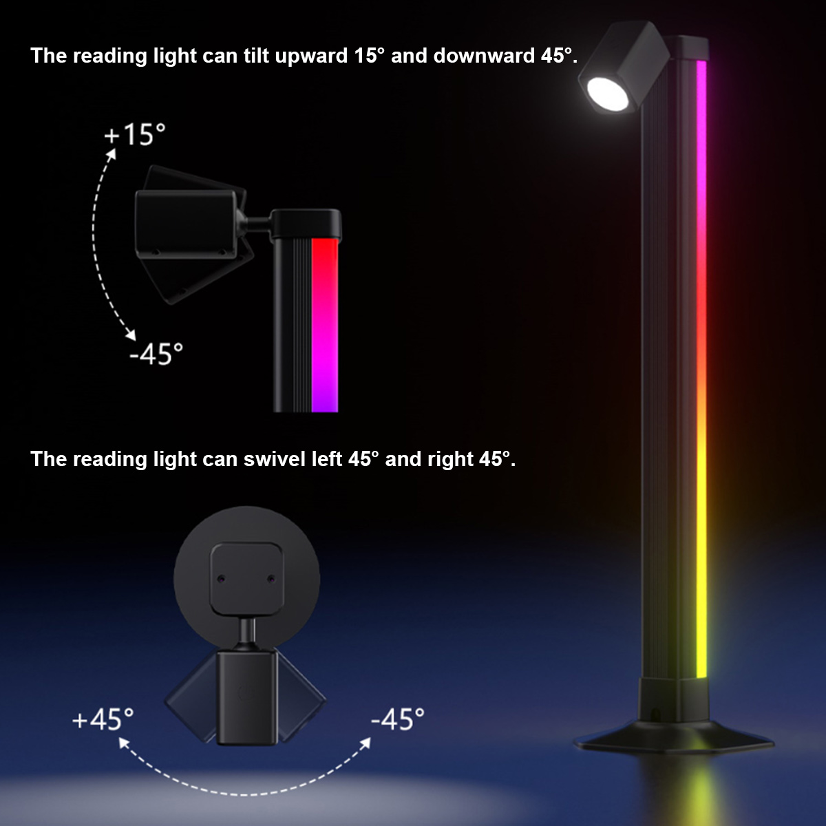 Barra de Luz Inteligente LED R - Desk Setup Background avaliação e preço